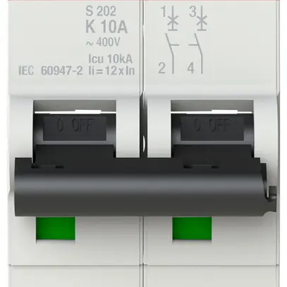 Disjoncteur ABB S202-K10 10A 6kA 