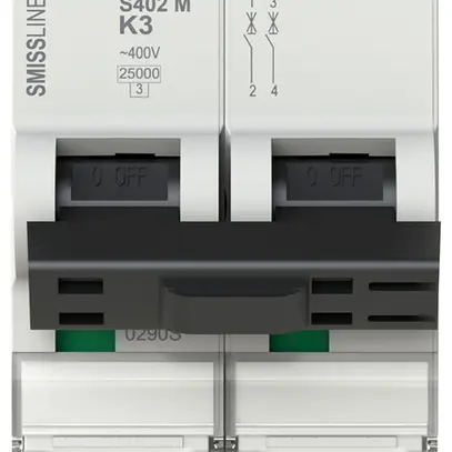 Disjoncteur SMISSLINE TP S 2×3A K 25kA 