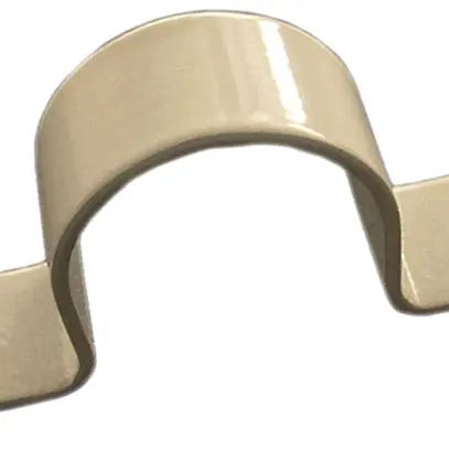 Brida Plica 2 viti M32 acciaio laccato grigio chiaro 