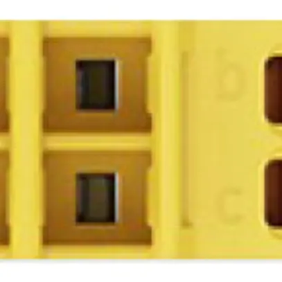 Morsetto di passaggio WAGO Contact TOPJOB S 1×6/6×1.5mm² giallo 