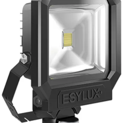 Projecteur LED ESYLUX AFL SUN, 30W 3000K 2400lm 227×86×290mm IP65, noir 