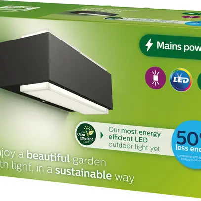 Applique LED Philips Stratosphere 3.8W 800lm 827 IP44 diretto/indiretto an 