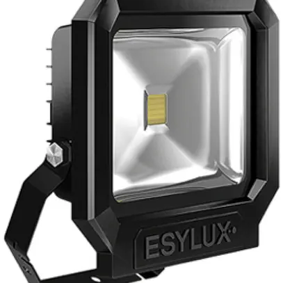 Proiettore LED ESYLUX OFL SUN, 30W 3000K 2400lm 227×86×252mm IP65, nero 