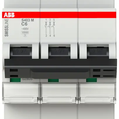Leitungsschutzschalter SMISSLINE TP S 3×6A C 10kA 