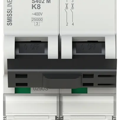 Disjoncteur SMISSLINE TP S 2×8A K 25kA 