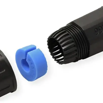 Fixation rapide BET 2056 pied à H matière synthétique 16…22mm 1×câble aluminium 