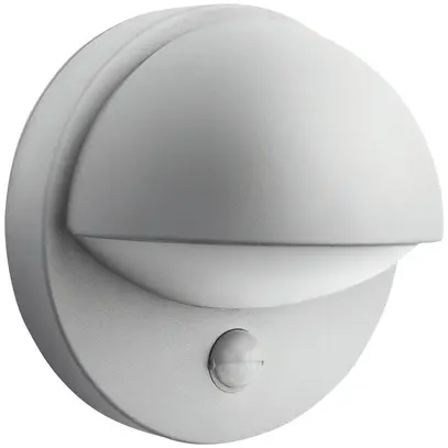 Applique Philips June PIR E27 1×12W IP44 195×135mm grigio 