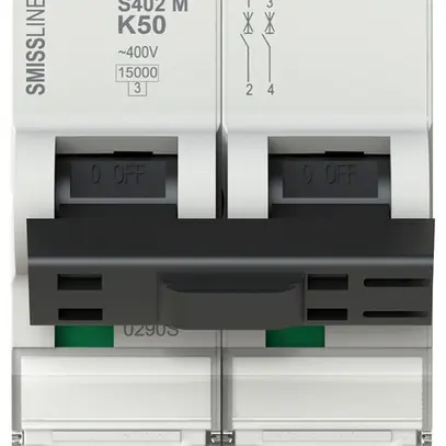 Disjoncteur SMISSLINE TP S 2×50A K 10kA 