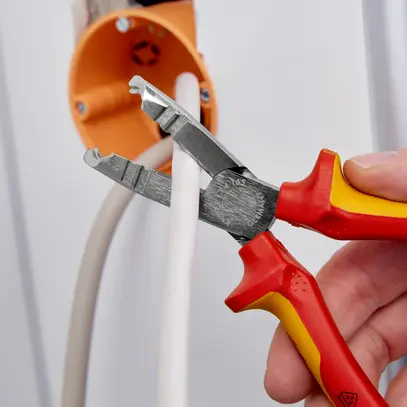 Pinza spelafili KNIPEX VDE Ø8…13mm 1.5…2.5mm² 