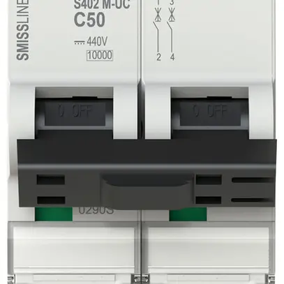 Disgiuntore SMISSLINE TP UCC 2×50A 10kA 