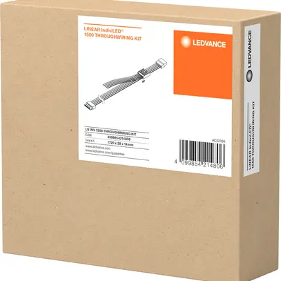 Câblage de passage LEDVANCE LINEAR INDIVILED 5×2.5mm² 1720mm fiche/prise jaune 