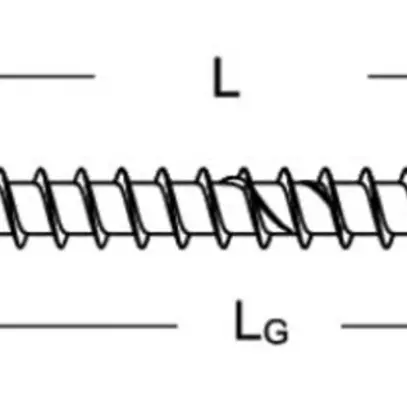 Vite p.pannello truciolare a testa svasata Ferronorm T10 3.5×16mm zincata s.asta 