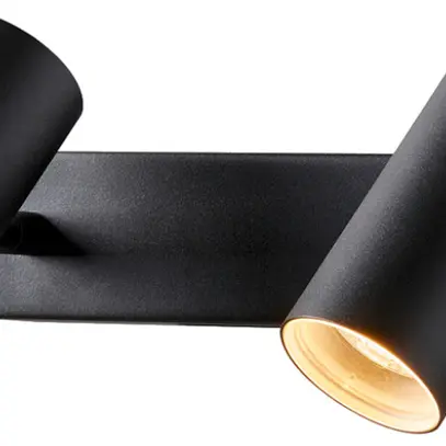 Spot LED SLV NOBLO 12W 1450lm 927 VAR 240×105×127mm noir 2×Spot 