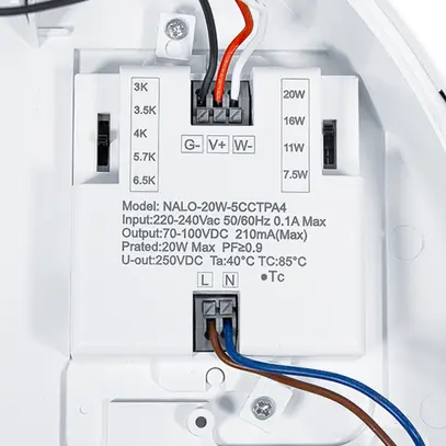 TOM VarioFlex Sens a soffitto/paret 2200lm CRI80 3000-6500K 