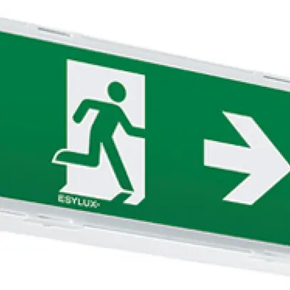 Lampada di emergenza ESYLUX SLX 14 LEDi Flat 3h, bianco 