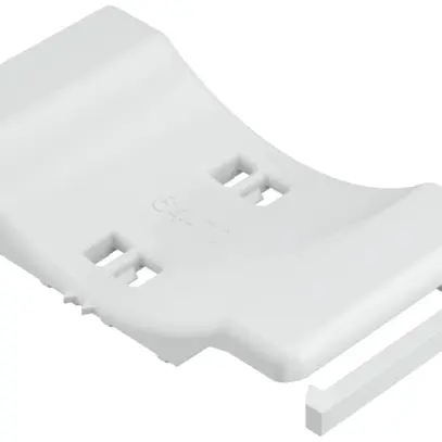 Contre-plaque Bettermann combinée avec contre-plaque double 64…70mm, PP, grc 