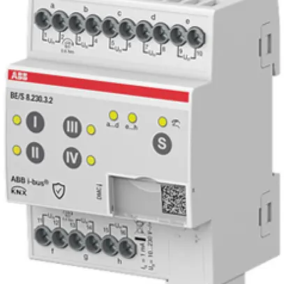 Entrée binaire KNX AMD ABB BE/S8.230.3.2 8-canaux 10…230V 