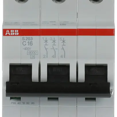 Disjoncteur ABB S203-C16 16A C 6kA 