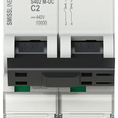 Disjoncteur SMISSLINE UCC 2×2A 50kA 