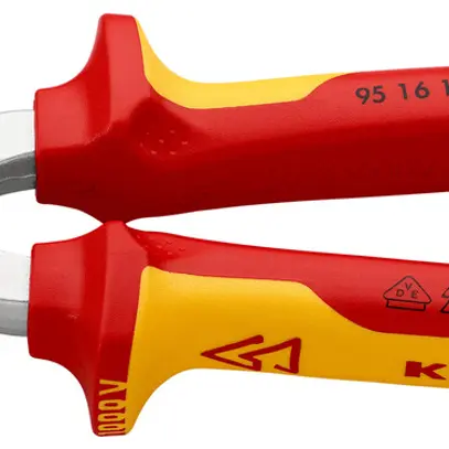 Cisaille pour câbles KNIPEX pour Ø15mm max VDE 165mm 
