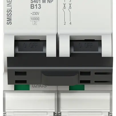 Disjoncteur SMISSLINE TP S 2×13A B 10kA NP 