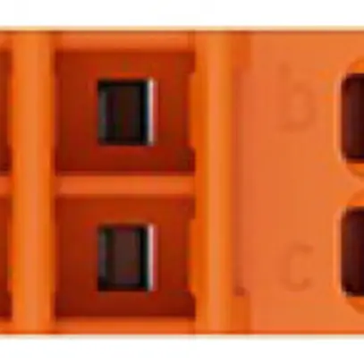 Morsetto di passaggio WAGO Contact TOPJOB S 1×6/6×1.5mm² arancione 