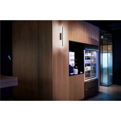 Applique LED SLV ONE LINEAR 50 14W 730lm 927/930 IP44 VAR 525mm noir 