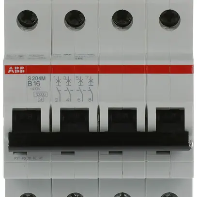 Disjoncteur ABB S204M-B16 16A B 10kA 