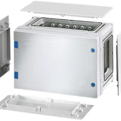 Scatola app. vuota con porta, chiuso 186×276×186mm ENYSTAR 
