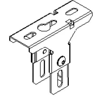 Poutrelle plafonnière Lanz léger 200mm ZMA 