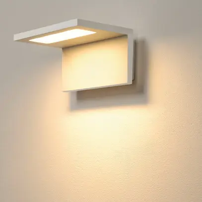 Lampada a muro LED SLV ANGOLUX WALL, 6W 700lm 3000K IP44 bianco 