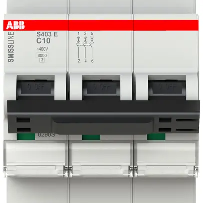 Disjoncteur SMISSLINE TP S 3×10A C 6kA 