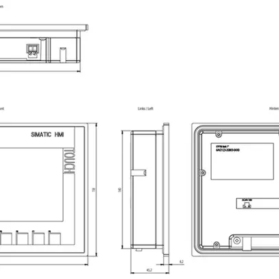 Écran tactile 7" Siemens SIMATIC HMI KTP700 BASIC COLOR PN, 65K couleurs 