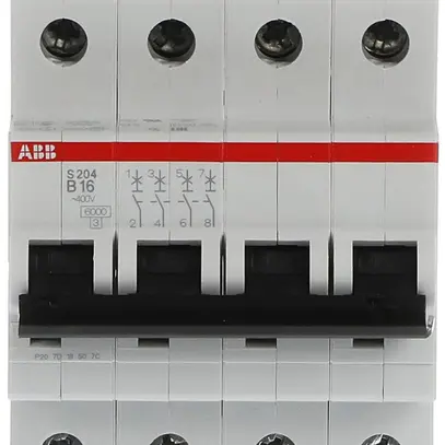 Disjoncteur ABB S204-B 16 16A B 6kA 