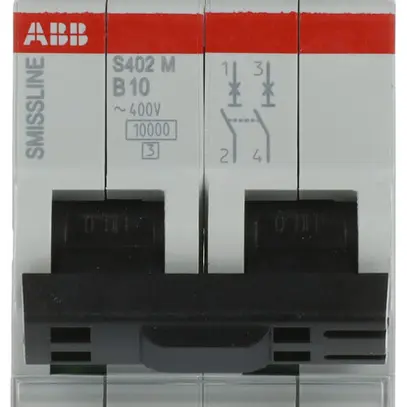Disjoncteur SMISSLINE TP S 2×10A B 10kA 