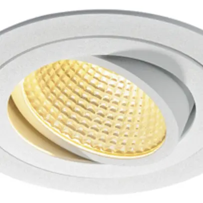EB-LED-Downlight SLV NEW TRIA, 12W 1030lm 2700K 38° rund IP20 mattweiss 