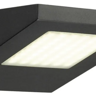 Applique LED SLV IPERI WL, 5W 320lm 4000K IP44 anthracite 