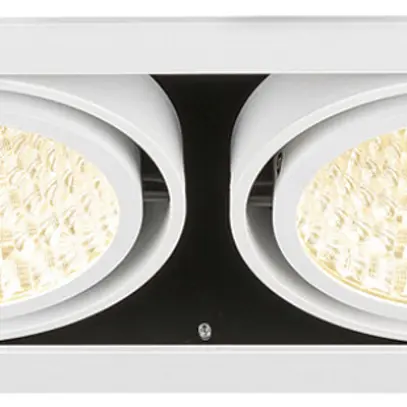 Downlight LED SLV KADUX 2×27W 3150lm 930 30° DALI 370×195mm bianco 