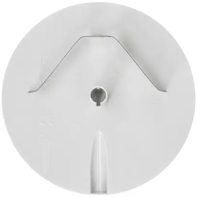 Rosetta di copertura MH clip a molla+entrata a innesto Ø98×9mm grigio chiaro 