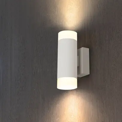 Applique SLV ASTINA UP/DOWN GU10 2×10W Ø70×200mm blanc 