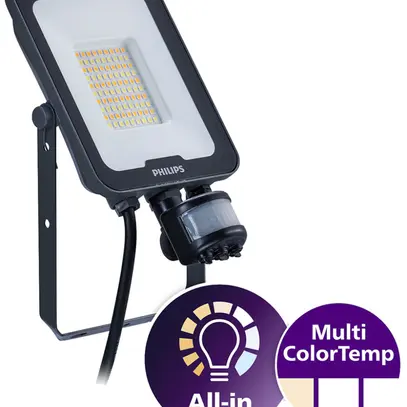 Projecteur LED Philips Ledinaire PIR SE 30W 3600lm 830/840/865 IP65 110° 220×133 