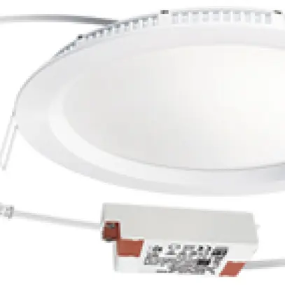 Downlight LED ESYLUX ELSA-2 Ø240 ON/OFF 18W 3000K, 1750lm, blanc 