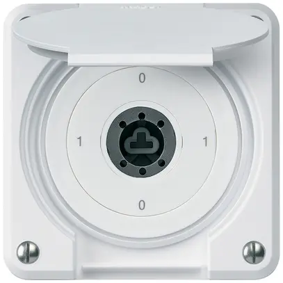 Interruttore a chiave INC robusto IP55 copertura senza cilindro S0/3P bi combi 