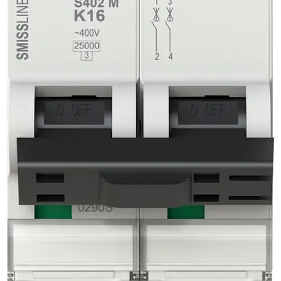 Disjoncteur SMISSLINE TP S 2×16A K 25kA 