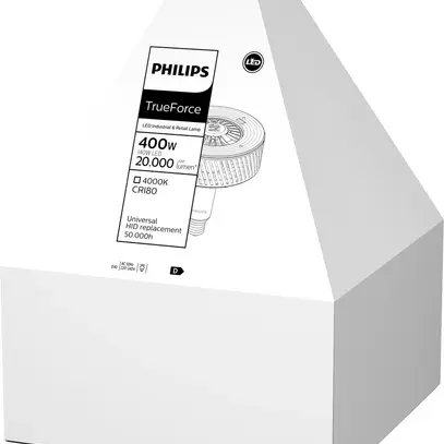 Lampada LED TrueForce E40, 140…400W, 230V, 4000K, 20000lm, 120° 