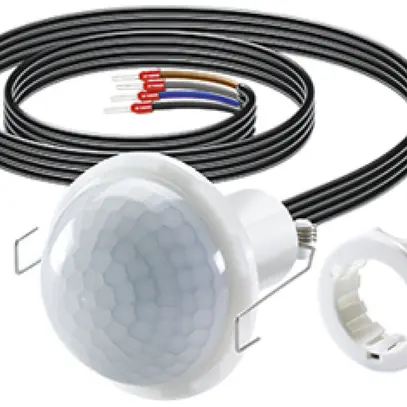 Rilevatore di movimento INS ESYLUX MD-C 360i/12 mini, opale opaco 