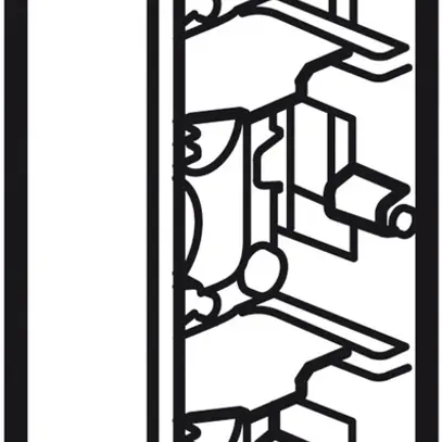 Scatola AP MOS 3×2×2 moduli bianco p=40mm 