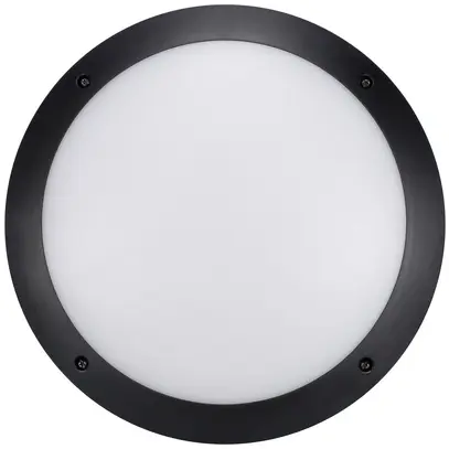 Plafoniera LED Sylvania START HF SEN 18W 1500lm 840 IP66 REG EM3h at Ø350 nero 