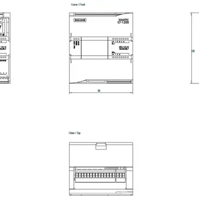 SPS-Grundgerät Siemens SIMATIC S7-1200 CPU 1211C DC/DC/Relais 24V 