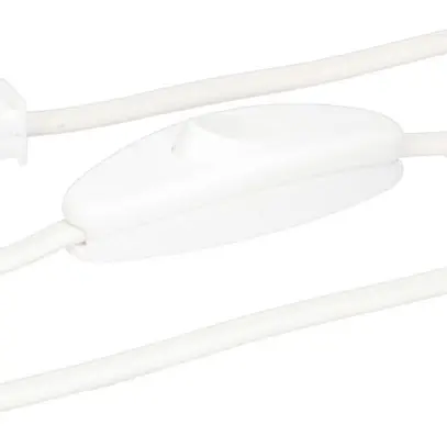 Câble de raccordement MH PVC 2.5A 230V 2×0.75mm² T26-libre a.interrupteur 2m bc 